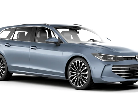 Volkswagen Passat Variant 2024 3D Model