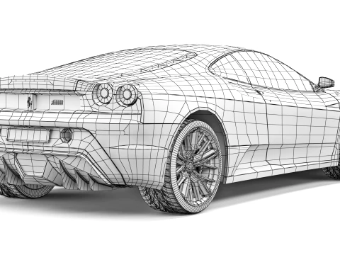 Ferrari 430 Scuderia 2008 3D Model