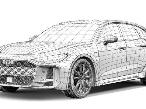 Audi RS5 Avant 2027 3D Model