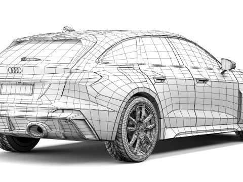 Audi RS5 Avant 2027 3D Model