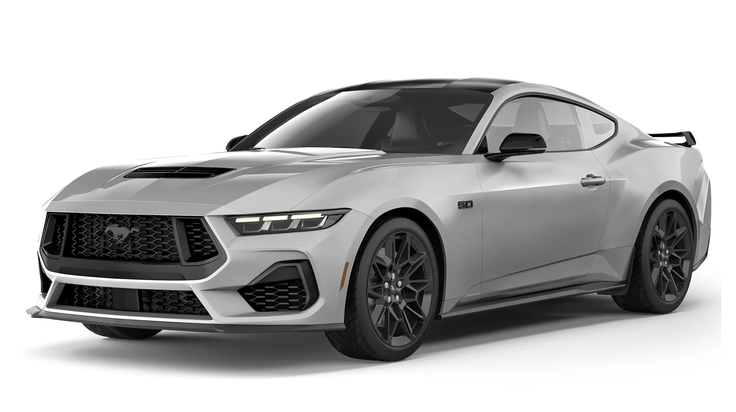 Mustang GT 2024 3D Model .c4d .max .obj .3ds .fbx .stl .blend 