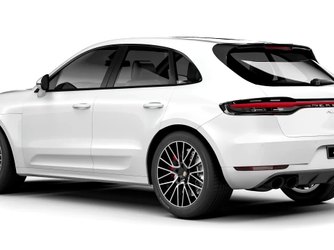 Porsche Macan Turbo 2019 3D Model