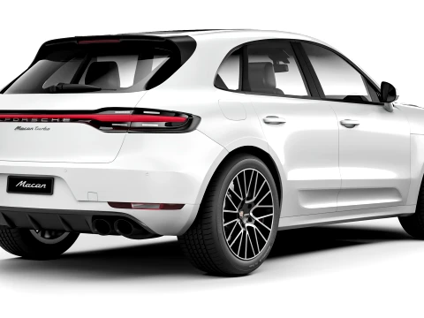 Porsche Macan Turbo 2019 3D Model