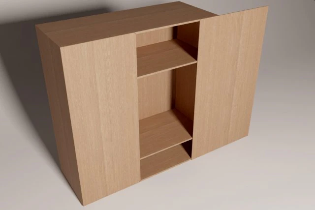 cupboard 3D Model .c4d .max .obj .3ds .fbx .stl .blend