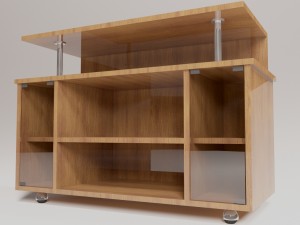 bedside table Model 3D