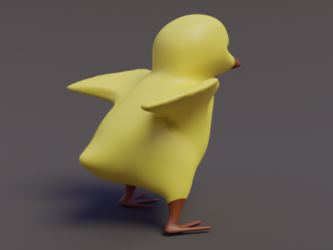 Chicken figurine 3D Model