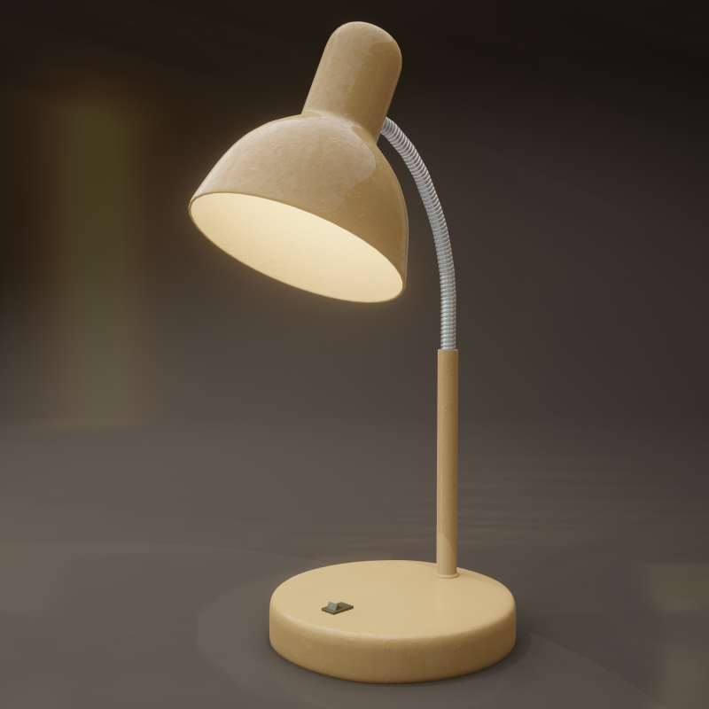 Table lamp 3D Модель .c4d .max .obj .3ds .fbx .stl .blend 