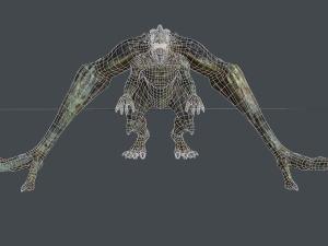 kaiju tenaga Modelo 3D