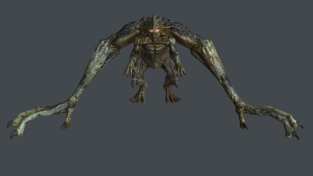 kaiju tenaga Modelo 3D .c4d .max .obj .3ds .fbx .stl .blend 