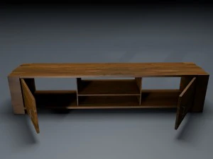 low poly sideboard 3D Model