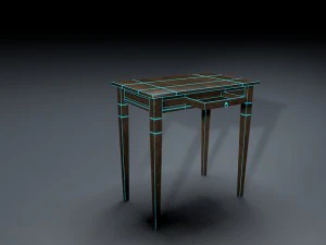 old table 3D Model