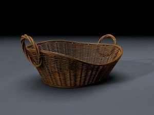 easter basket collection Modello 3D