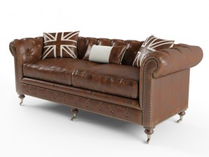 sofa dialma brown 3D Model