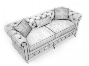 sofa dialma brown 3D Model