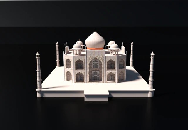 tajmahal Modèle 3D .c4d .max .obj .3ds .fbx .stl .blend 
