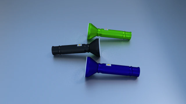 torce light 3D Model .c4d .max .obj .3ds .fbx .stl .blend 