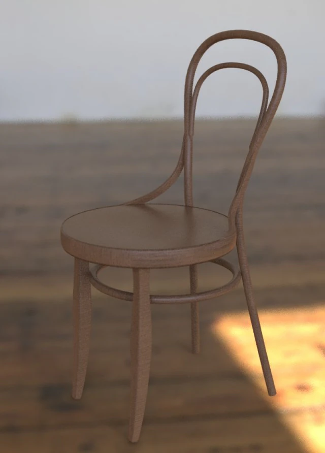 vienna chair 3D Model .c4d .max .obj .3ds .fbx .stl .blend 