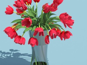 tulips 3Dモデル