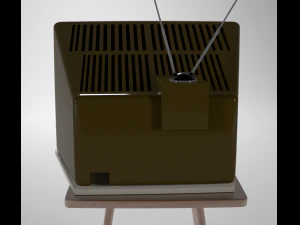 vintage television 3D Model