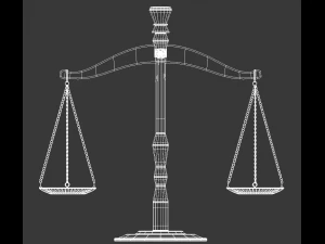 antique scales 3D Model