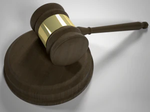judges gavel 3D Model