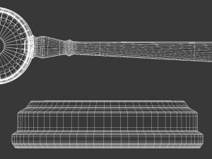 judges gavel Model 3D