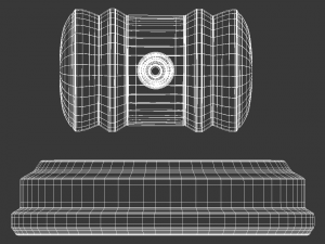 judges gavel Model 3D