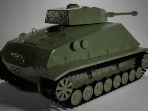 old tank 3D Model