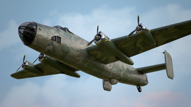 handley page halifax mk iii bomber 3D 模型 .c4d .max .obj .3ds .fbx .stl .blend 