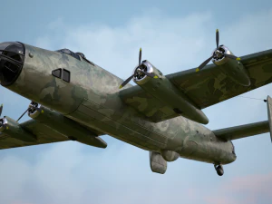 handley page halifax mk iii bomber 3D Model