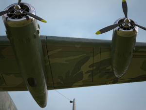 handley page halifax mk iii bomber 3D 模型