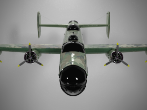 handley page halifax mk iii bomber 3D 模型