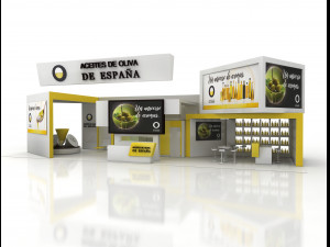 exhibition stand 3D Model