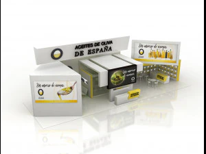 exhibition stand 3D Model