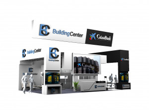 exhibition stand 13x8 3D Model