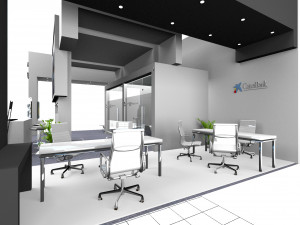 exhibition stand 13x8 3D Model