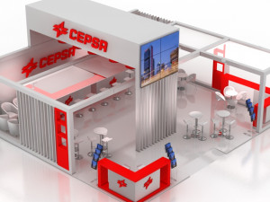 exhibition stand 3D Модель