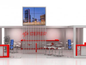 exhibition stand 3D Model