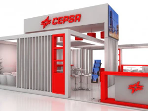 exhibition stand 3D Model