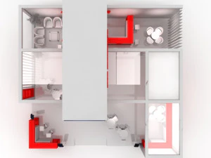 exhibition stand 3D Model