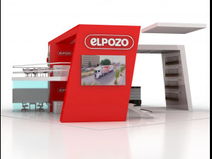 exhibition stand 20x20 3D Модель