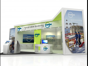 exhibition stand 3D 모델