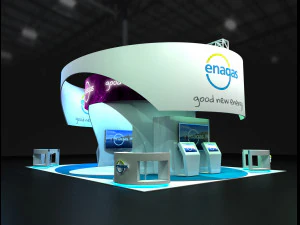 exhibition stand 11x9 3D Model