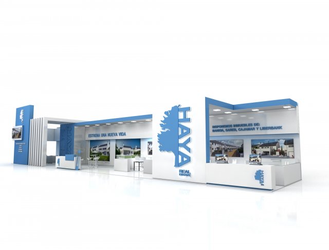 exhibition stand 3D Model .c4d .max .obj .3ds .fbx .stl .blend 
