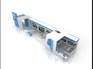 exhibition stand 3D Model
