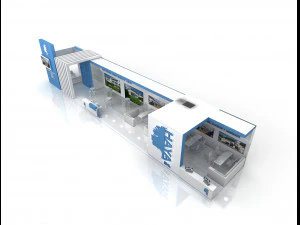 exhibition stand 3D Model