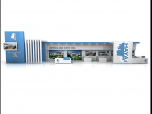 exhibition stand 3D Model