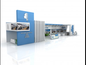 exhibition stand 3D Model