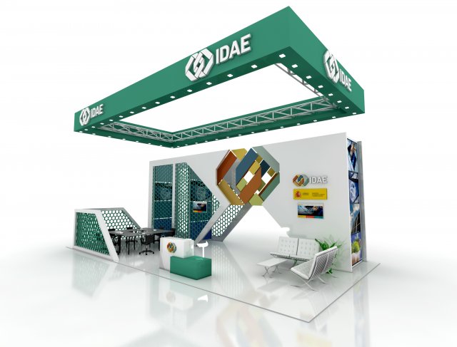 exhibition stand 12x6 3D Model .c4d .max .obj .3ds .fbx .stl .blend 