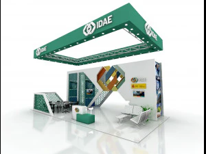 展位 12x6 3D 模型
